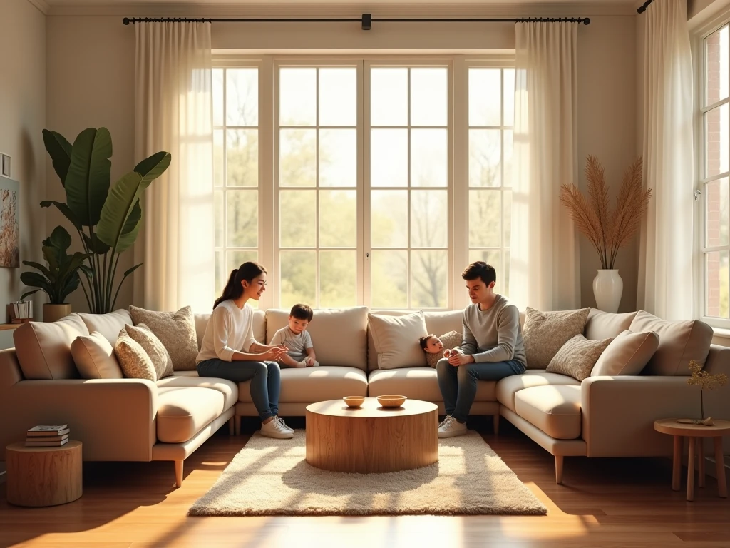 Living room furniture setup